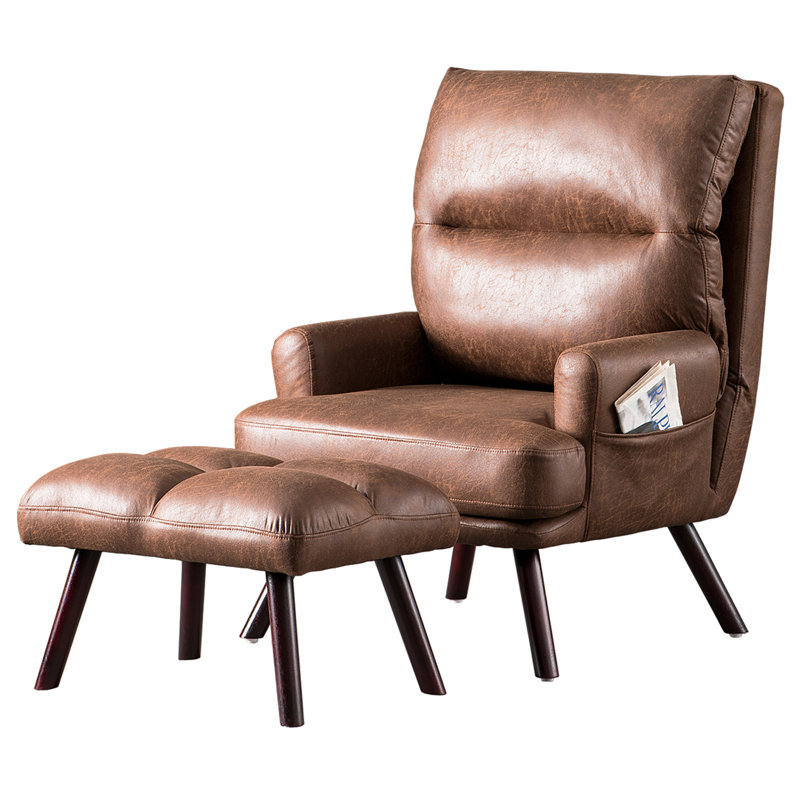 17 Stories Jhonie 74.98Cm Wide Tufted Lounge Chair and